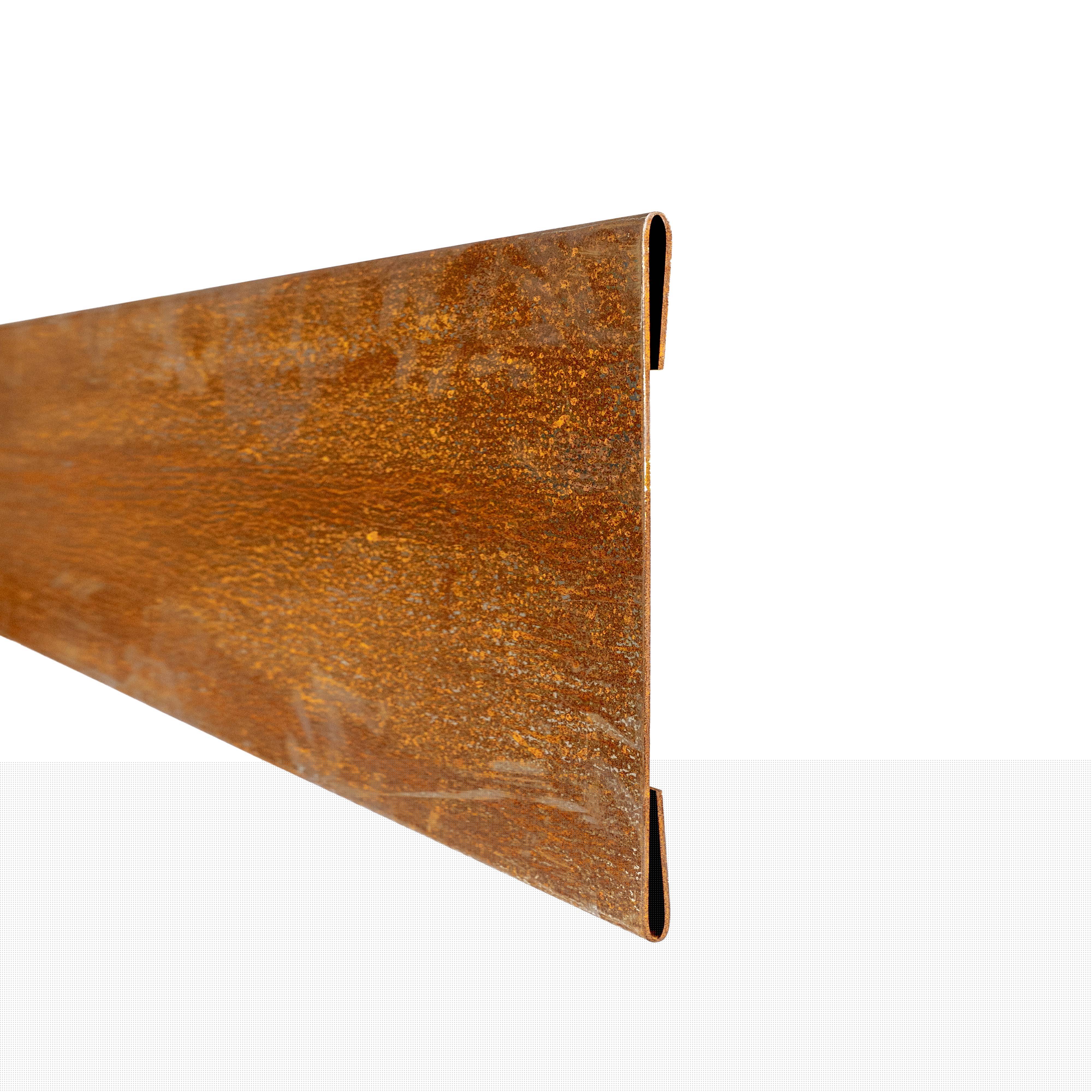 Cortenstaal borderrand recht H35 x L300 cm (7 mm dik)