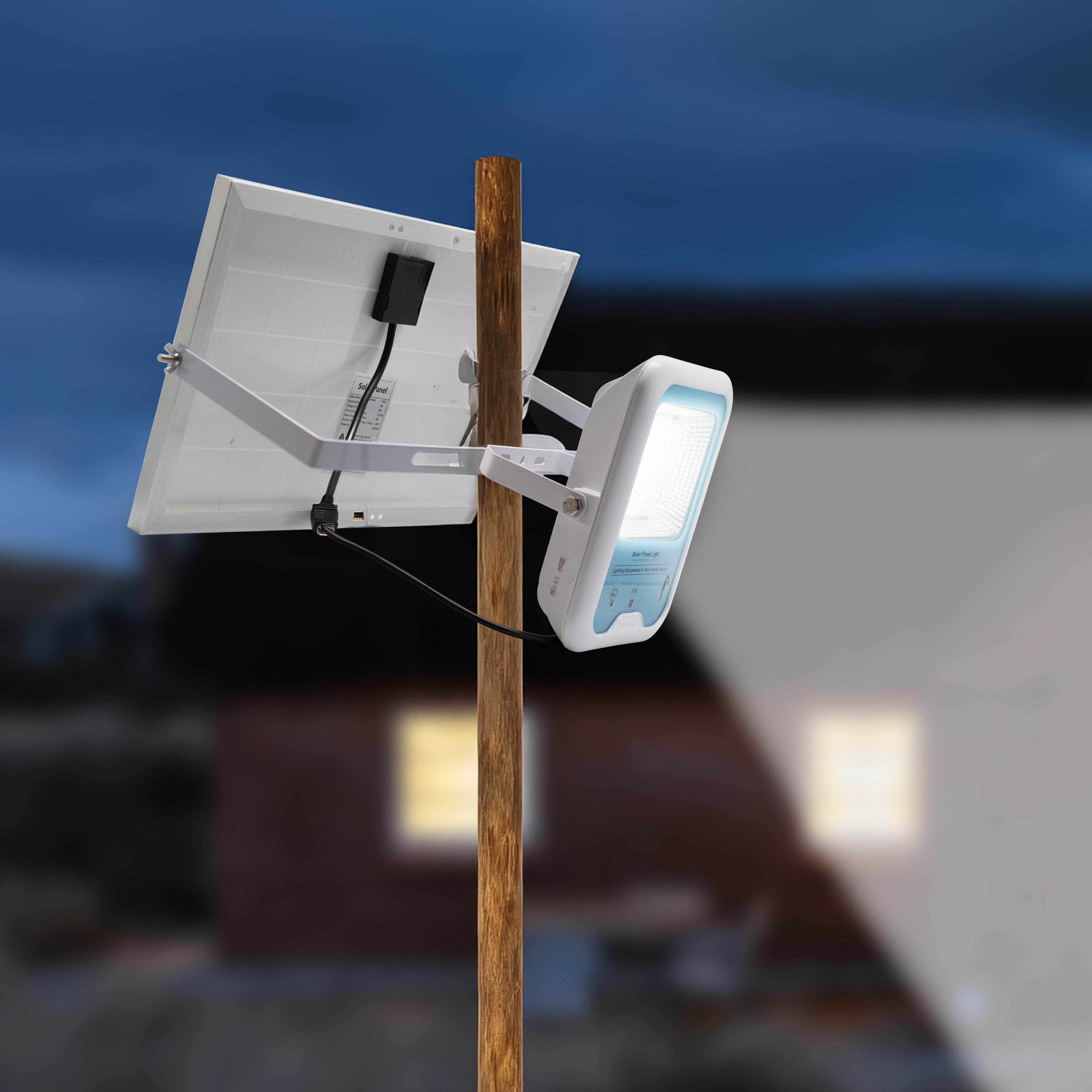 Iplux® Solar LED Schijnwerper PowerBeam Pro 2400lm