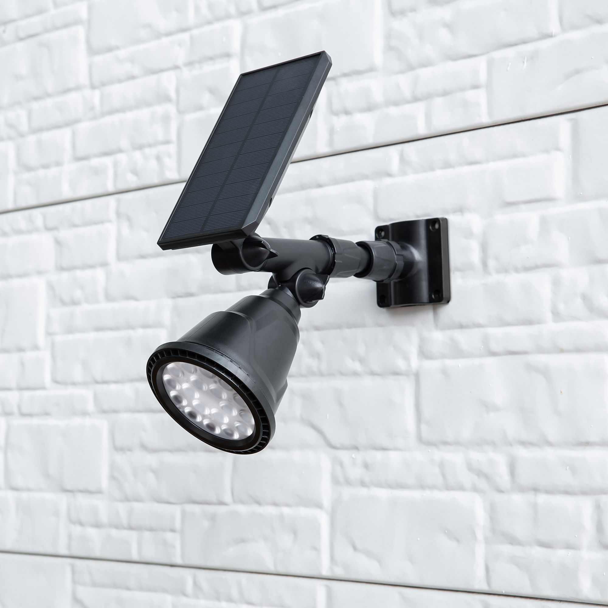 Iplux® Solar LED Tuinspot Pro Performance 600 lumen