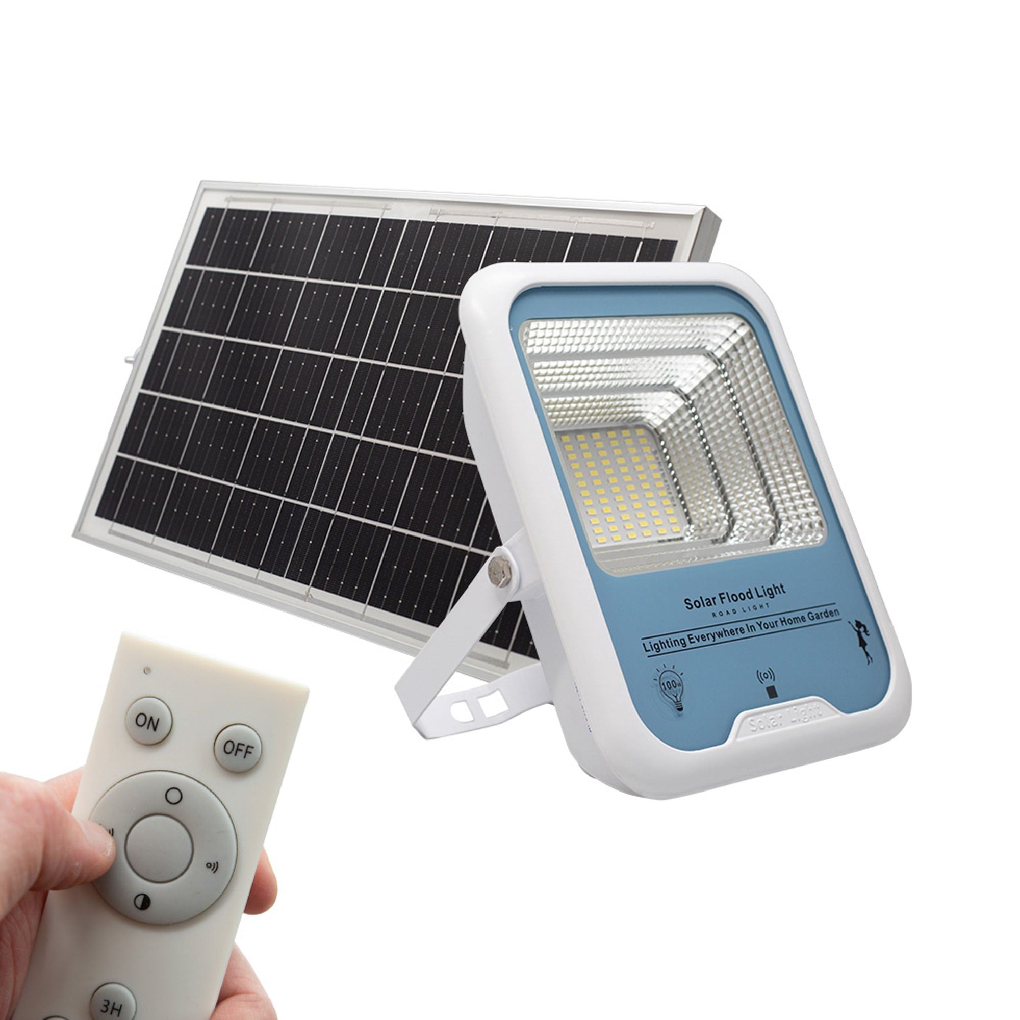 Iplux® Solar LED Schijnwerper PowerBeam Pro 2400lm