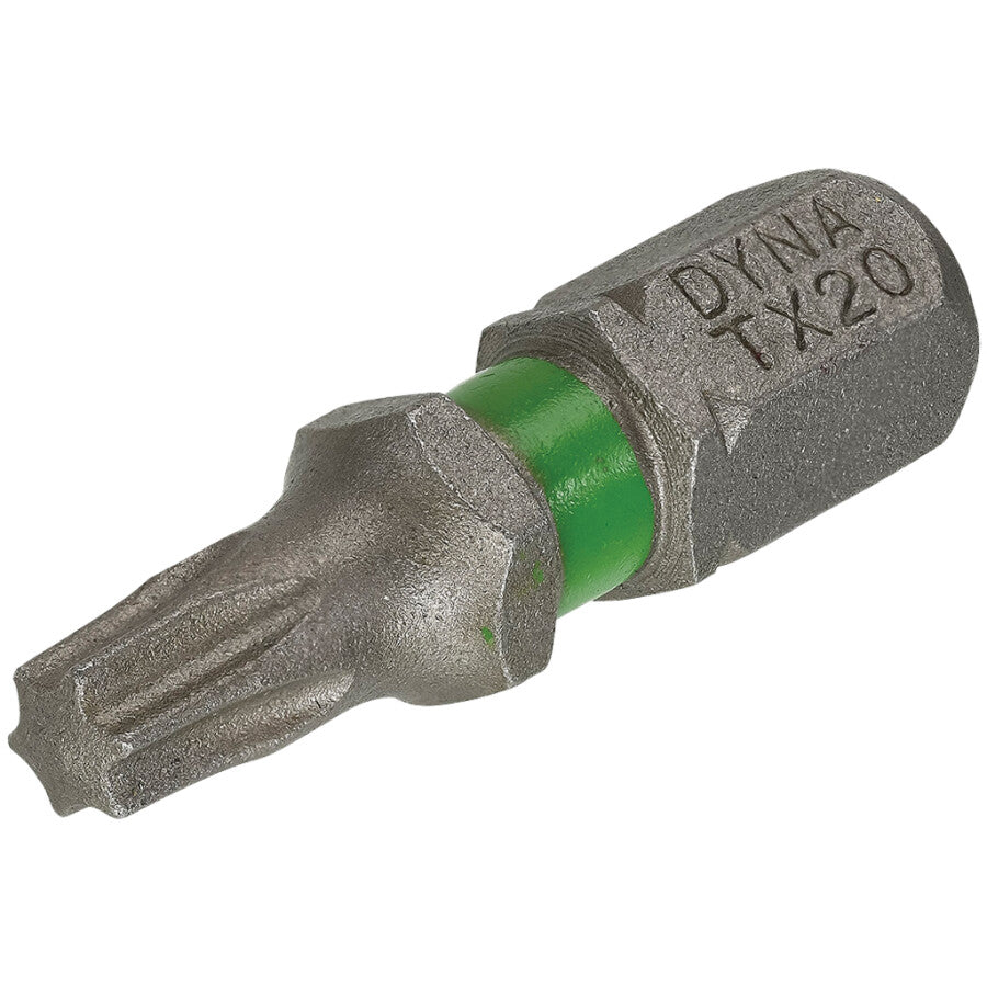Dynaplus schroefbit groen [10x] - TX-20 - 25mm /