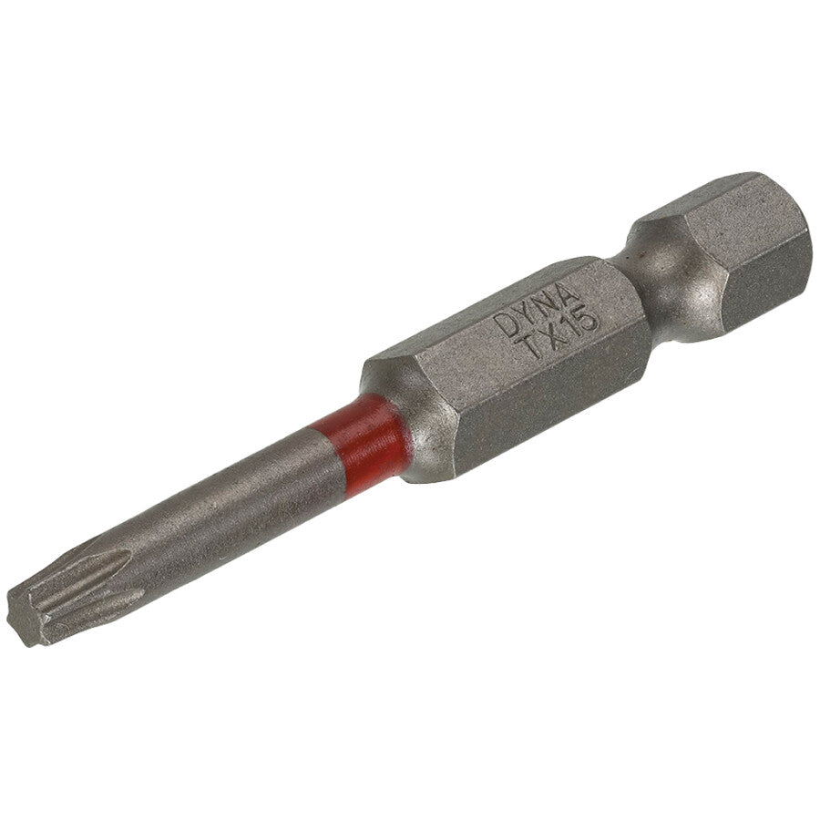 Dynaplus schroefbit rood [5x] - TX-15 - 50mm /