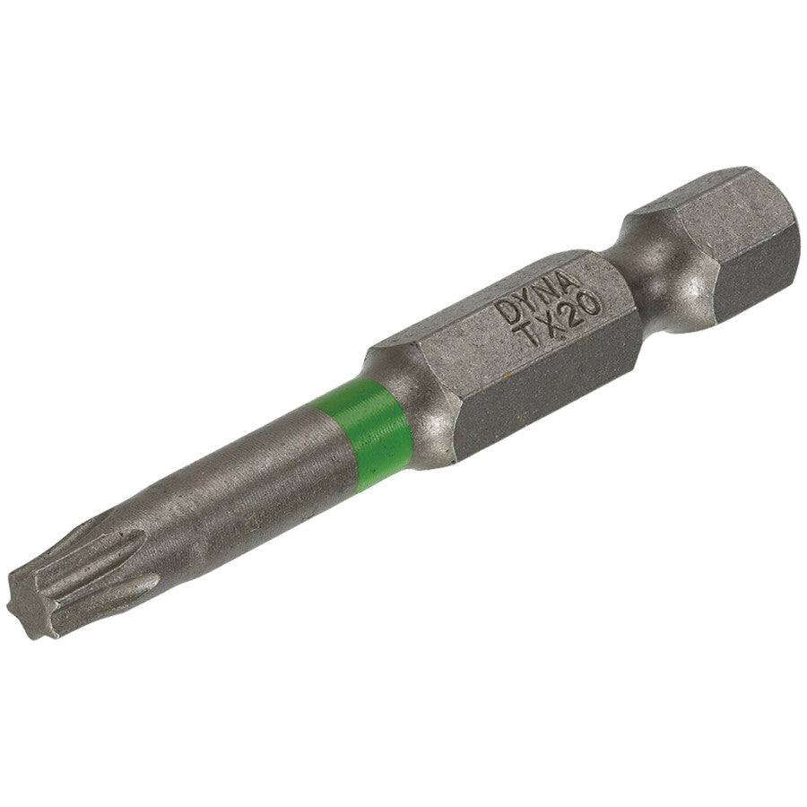 Dynaplus schroefbit groen [5x] - TX-20 - 50mm /
