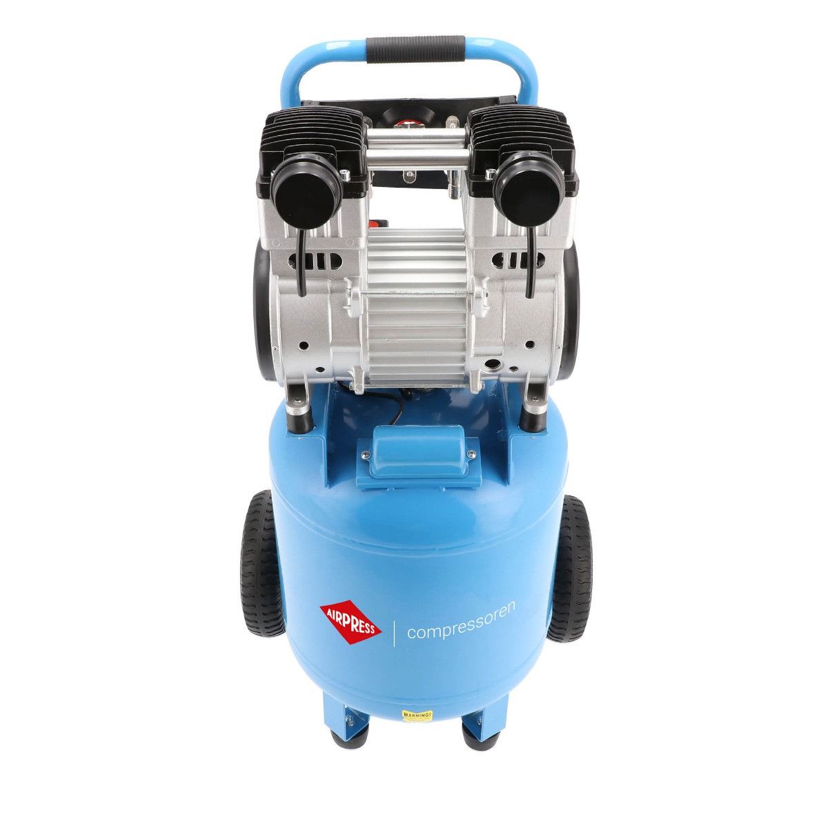 Stille olievrije staande compressor 8 bar 2 pk/1.5 kW 150 l/min 38 l LMVO 40-250