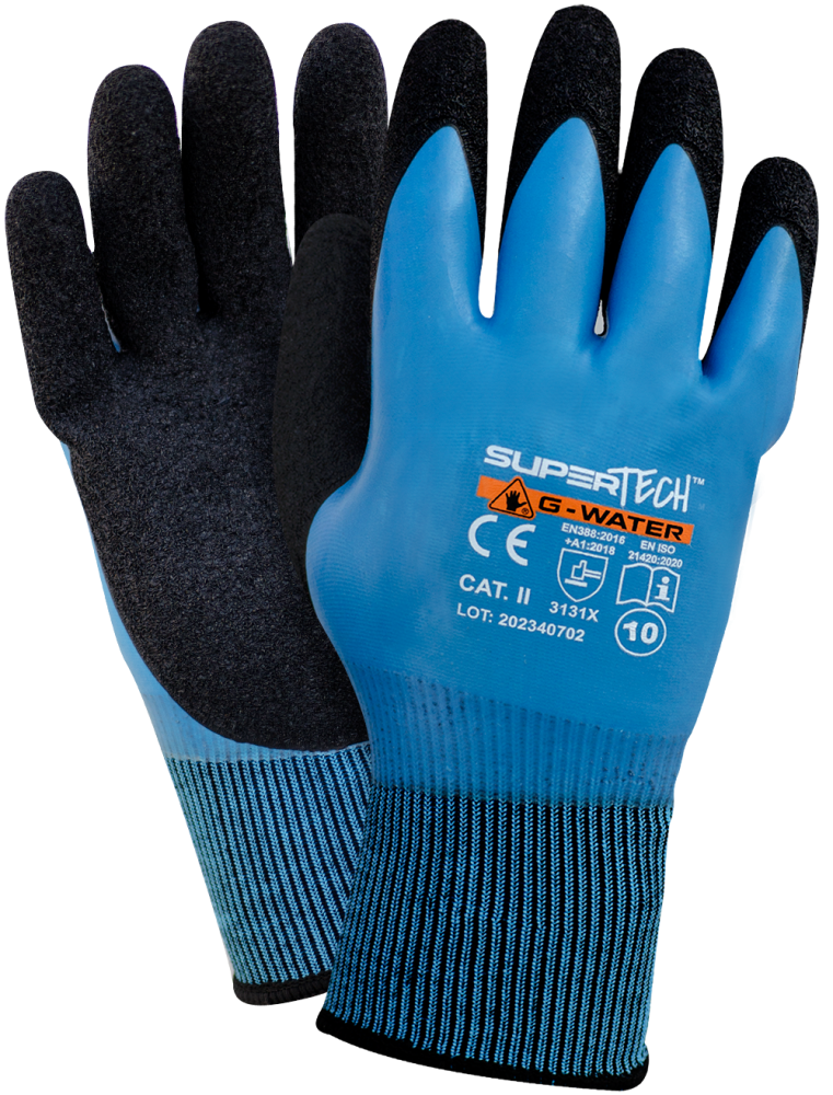 Supertech G-Water Waterdichte Latex Werkhandschoen