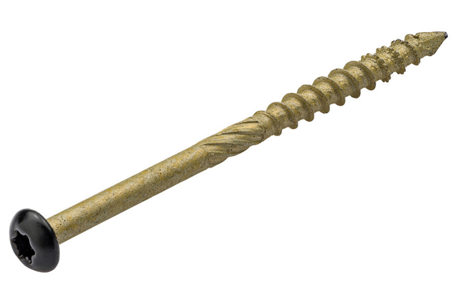 Dynaplus tuin-/gevelschroef - 4.5x70mm [200x] AR-coating / Deeldraad / Cillinderkop