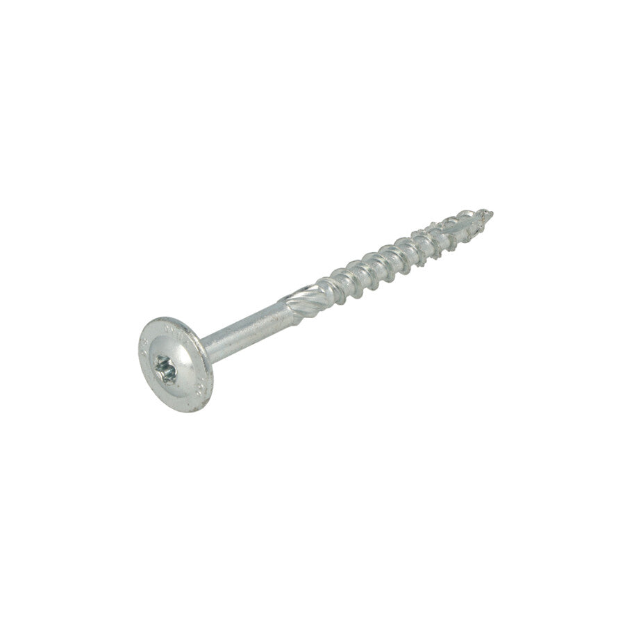 Dynaplus houtbouwschroef - 8.0x100mm [50x] Verzinkt / Deeldraad