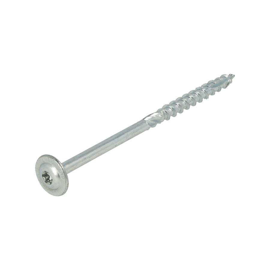 Dynaplus houtbouwschroef -8.0x140mm [50x] Verzinkt / Deeldraad