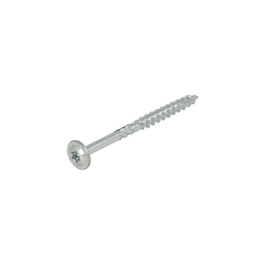 Dynaplus houtbouwschroef - 6.0x80mm [50x] Verzinkt / Deeldraad