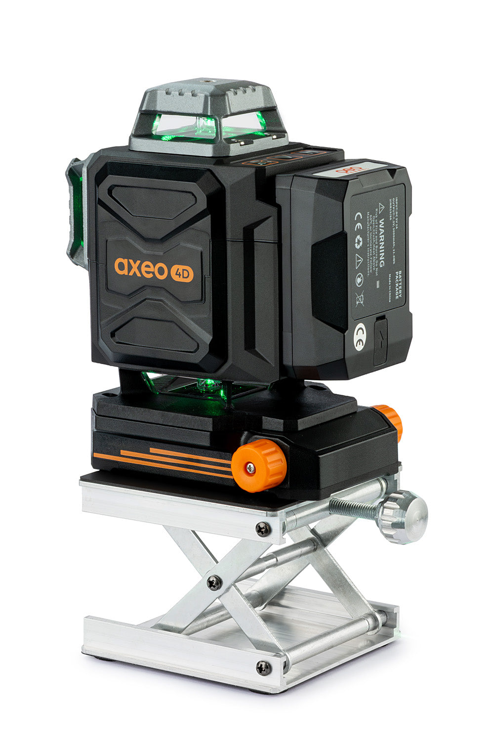 Axeo 4D - De veelzijdige laser met 2 horizontale laservlakken - voor plafond- en vloerwerkzaamheden