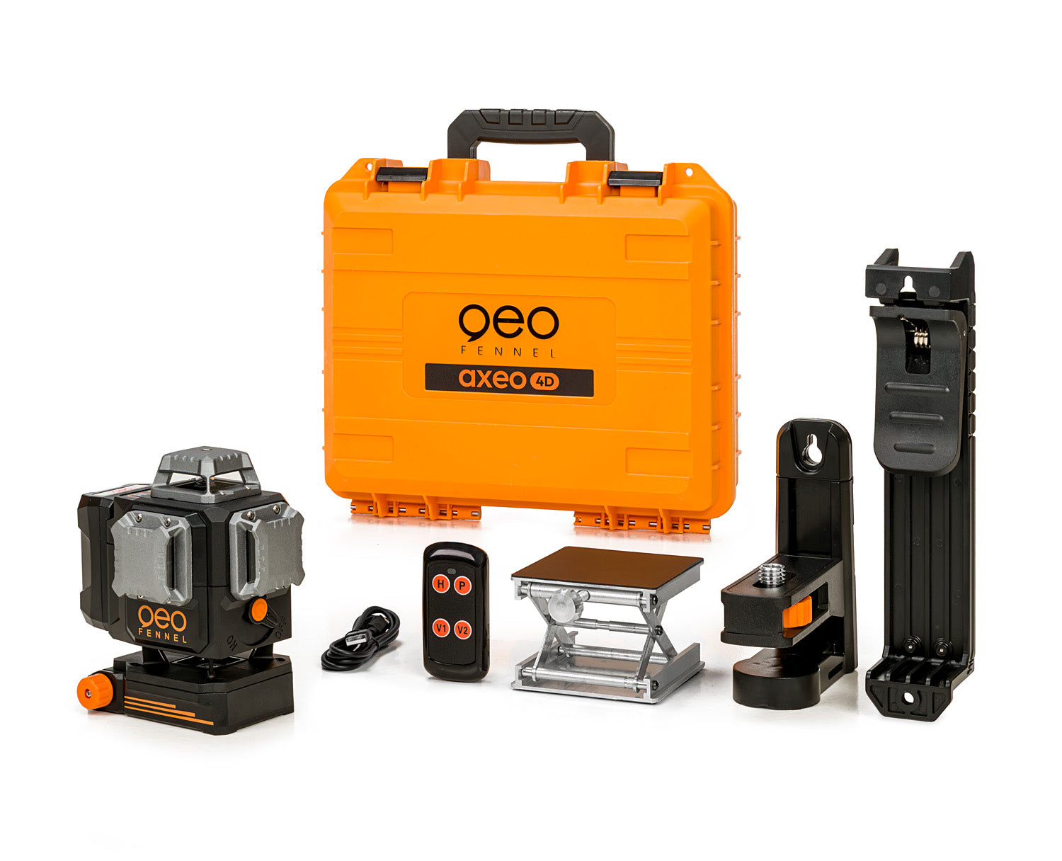 Axeo 4D - De veelzijdige laser met 2 horizontale laservlakken - voor plafond- en vloerwerkzaamheden