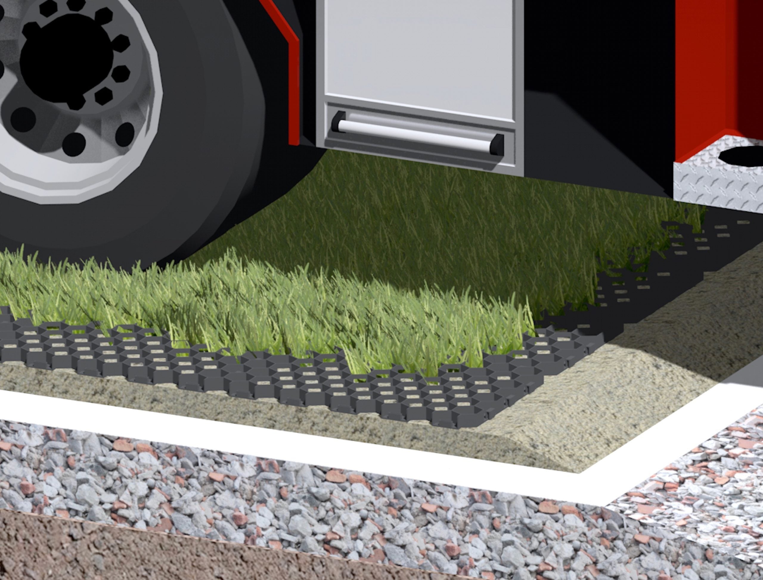 Grass Fix Eco+ Grasplaat / grasdal (56 x 38 cm)