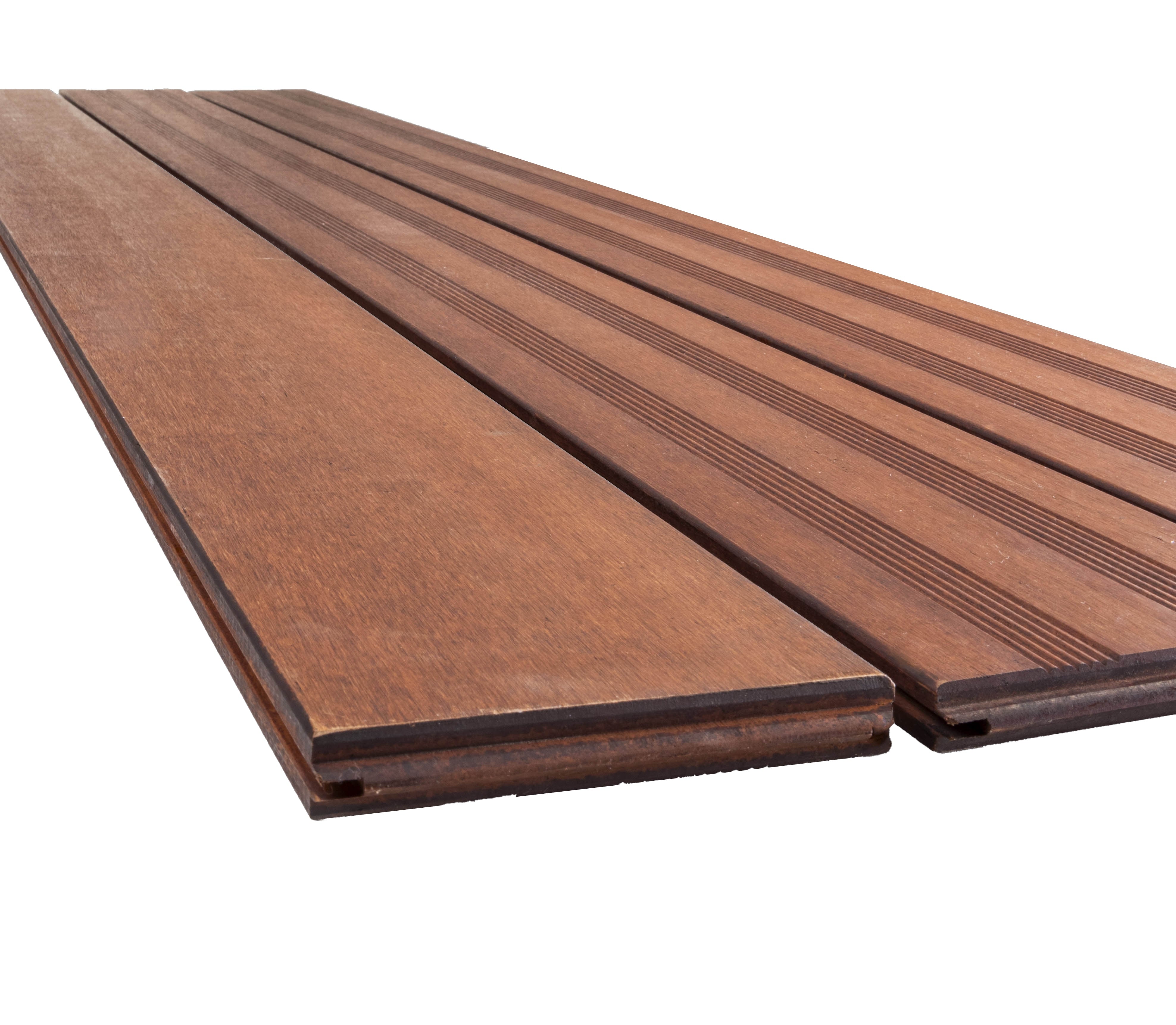 PLNQ® Bamboe Vlonderplank – 1860 x 140 x 20 mm – Eikenkleurig