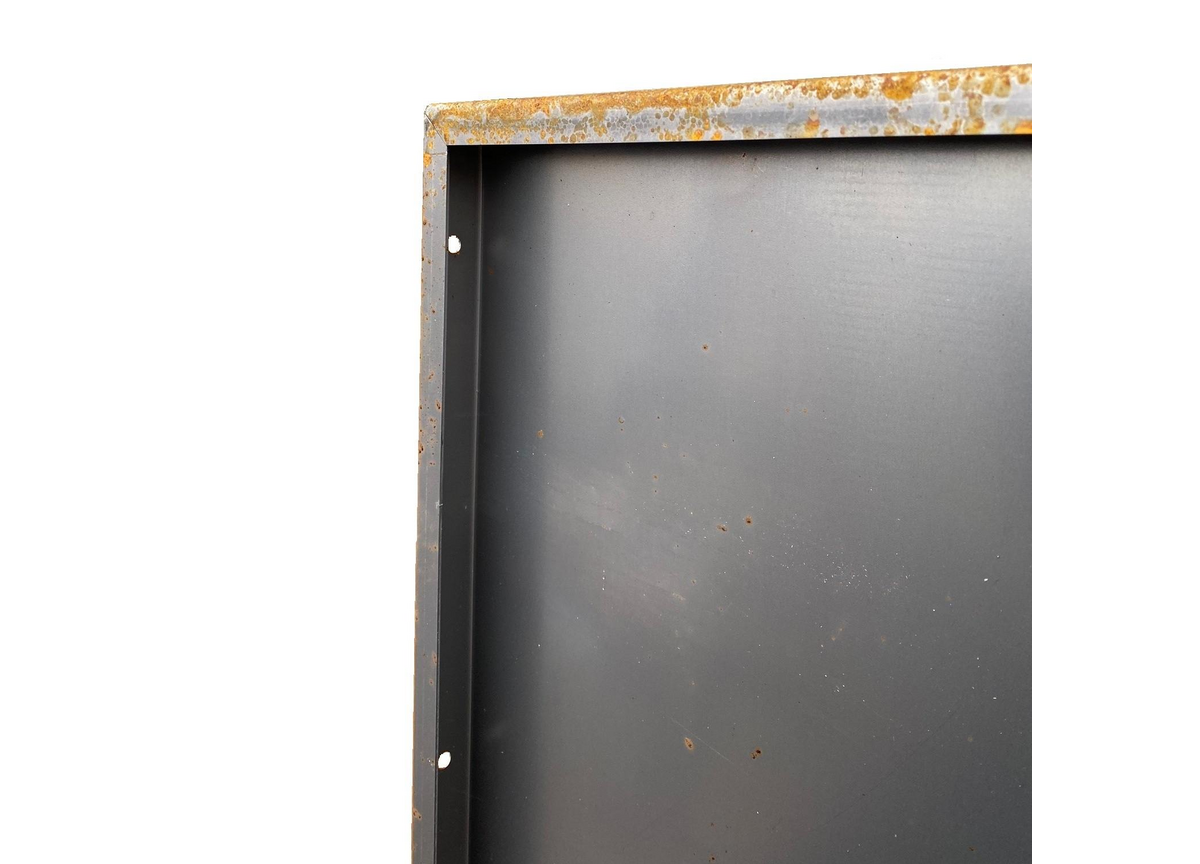 Cortenstaal paneel dicht 90x180 cm