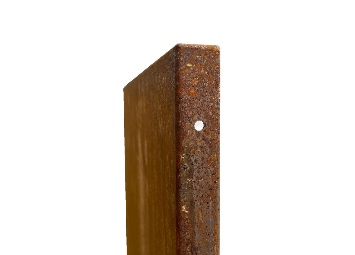 Cortenstaal paneel staande tak 90x180 cm