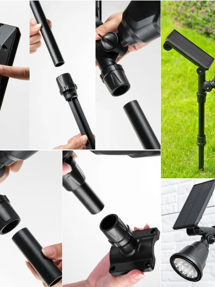 Iplux® Solar LED Tuinspot Pro Performance 600 lumen