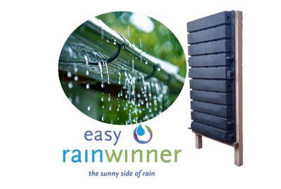 SunnyRain Solutions Rainwinner, regenwateropslag in nieuwe stijl